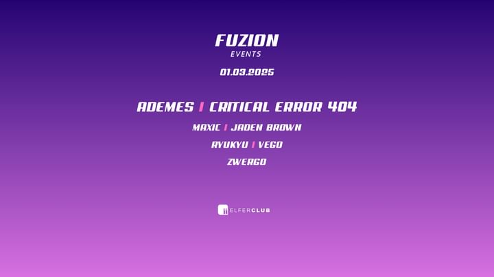 Cover for event: Fuzion Events