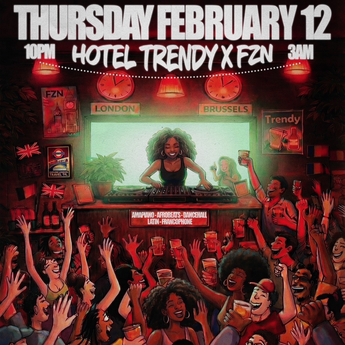 FZN x HOTEL TRENDY • 12 FEBRUARY  image