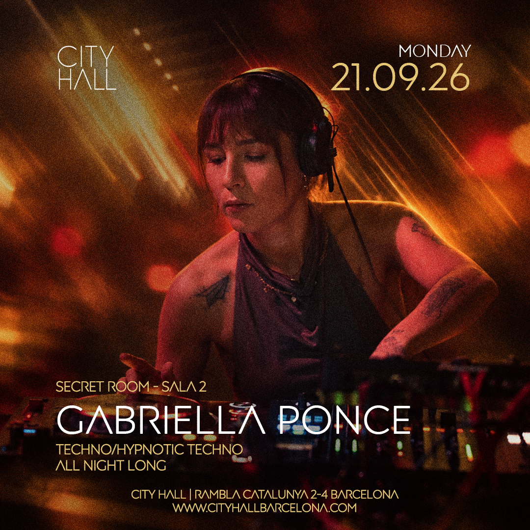 GABRIELLA PONCE | HYPNOTIC TECHNO | SECRET ROOM - SALA 2
