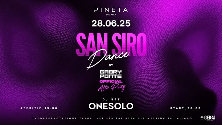 Cover for event: Gabry Ponte After Party