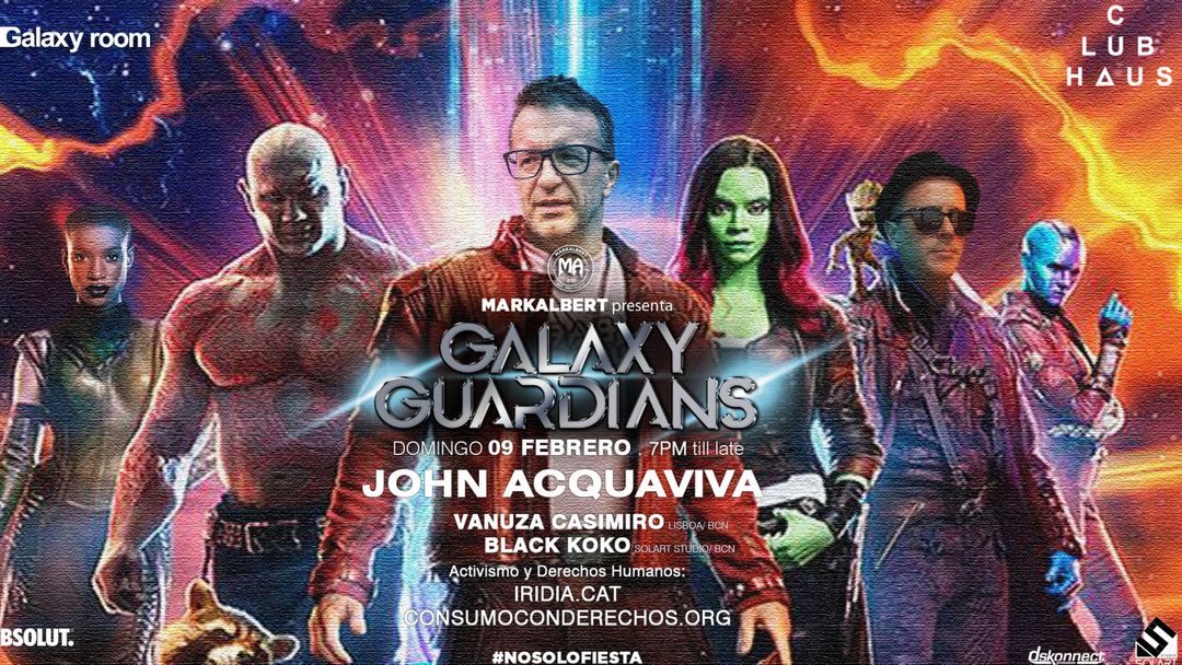 Couverture de l'événement Galaxy Guardians w/ John Acquaviva