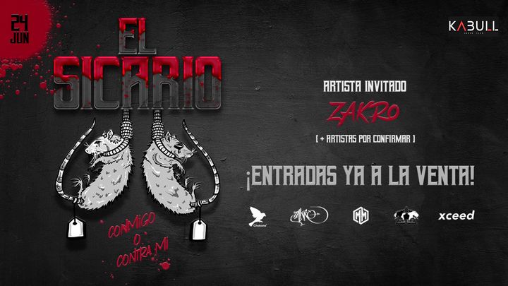 Cover for event: GAMBERRA PARTY PRESENTA EL SICARIO - Conmigo o Contra Mi