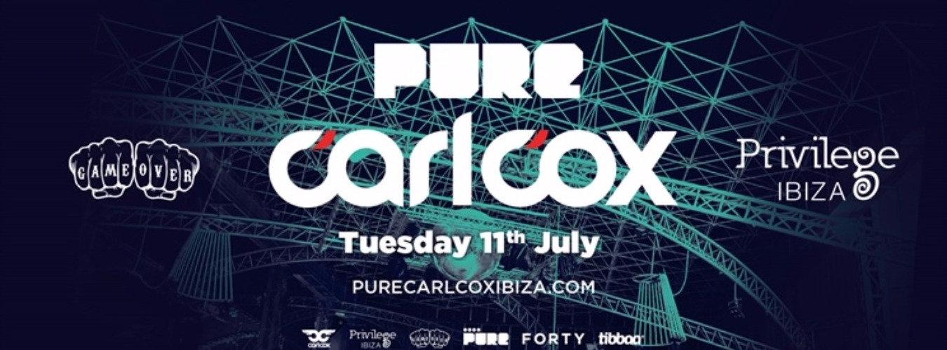 GAME OVER presents PURE CARL COX | 11th July image