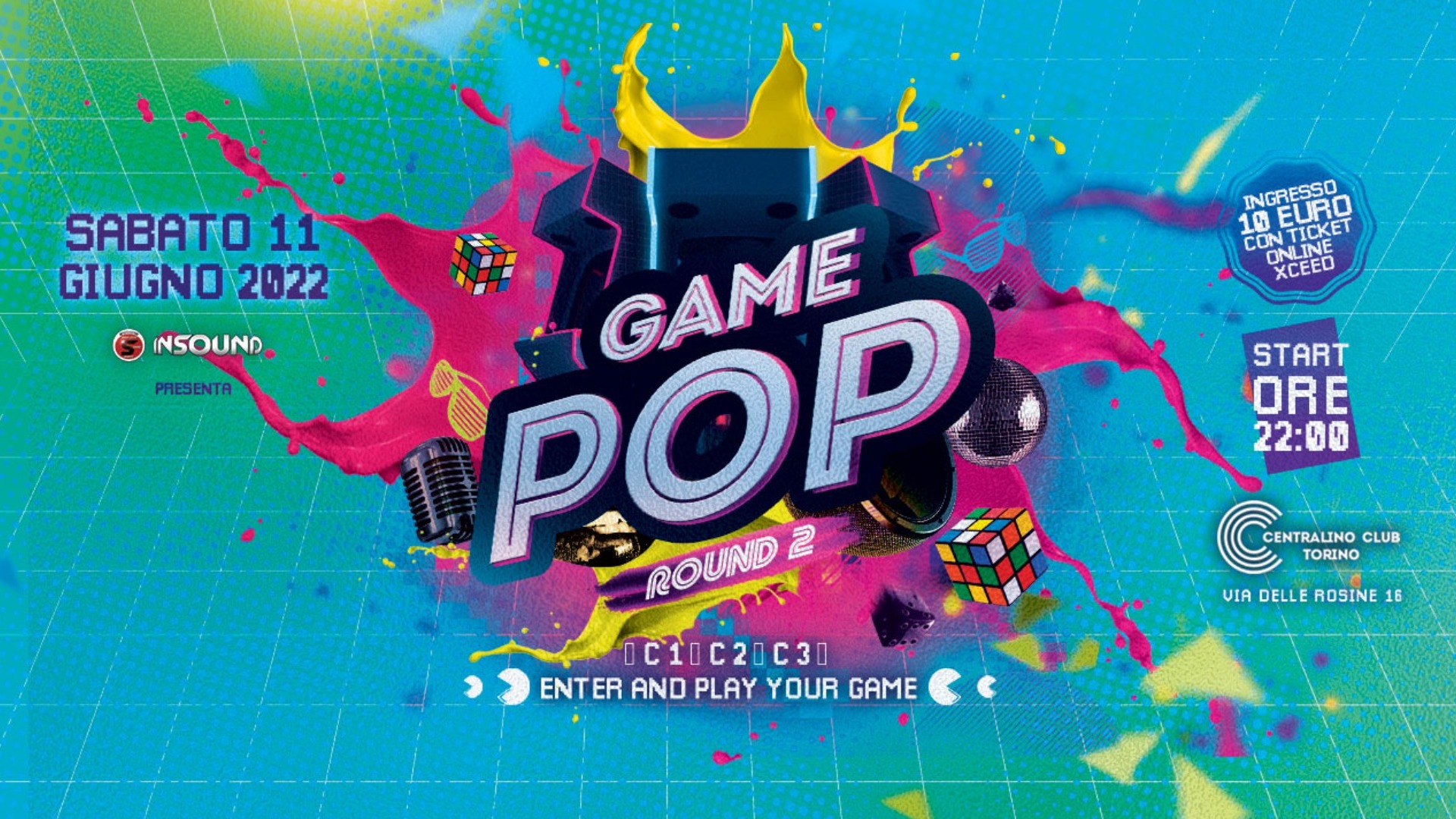 GAME POP # Round 2  @ Centralino Club | Ingresso 10€ image