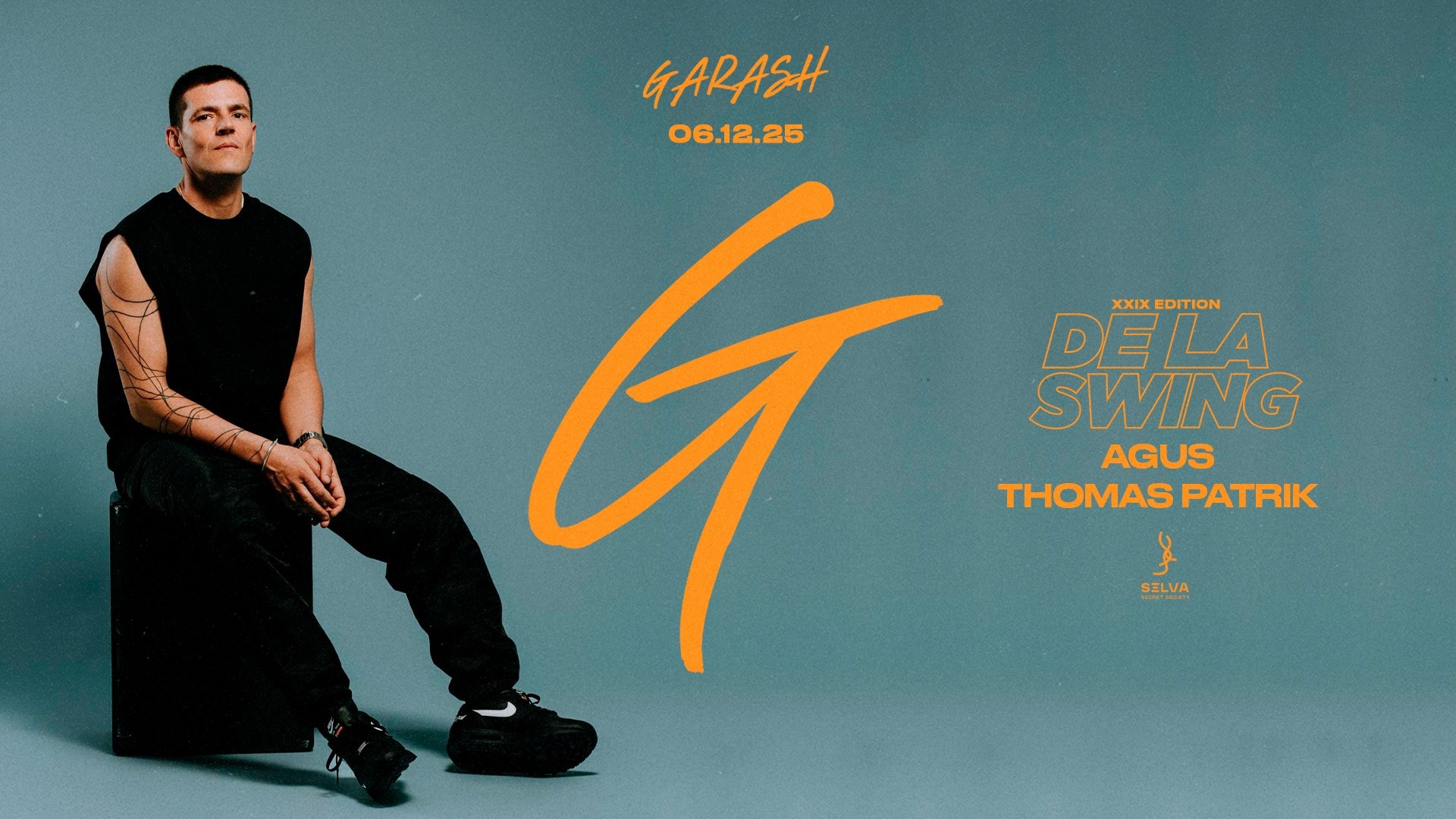 GARASH - 06/12/2025 - DE LA SWING + AGUS + THOMAS PATRIK image