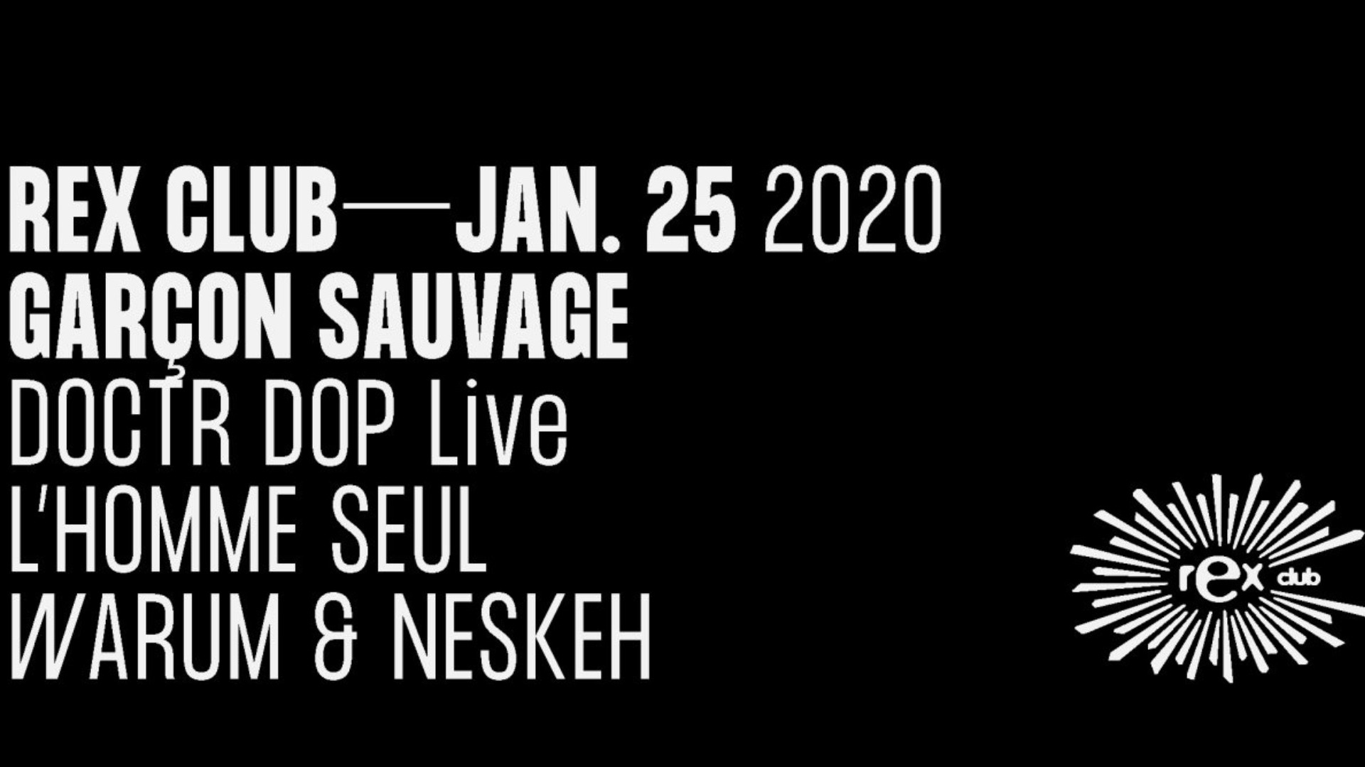 Garçon Sauvage: Doctr, dOP, L'homme Seul, Warum & Neskeh image