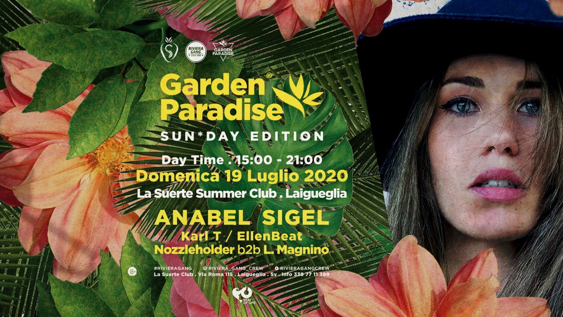 Garden Paradise - Sun*Day Edition - Daytime Party w/ Anabel Sigel image