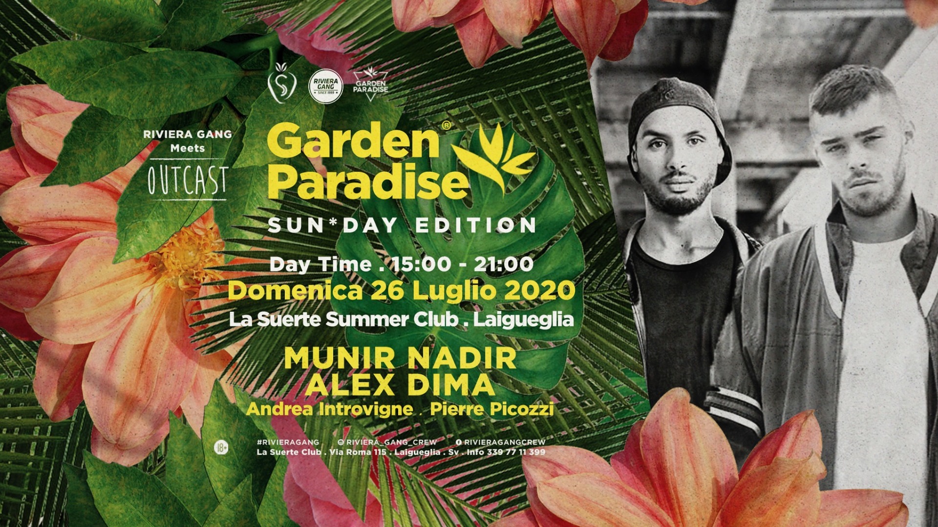 Garden Paradise - Sun*Day Edition - Daytime Party w/ Outcast image