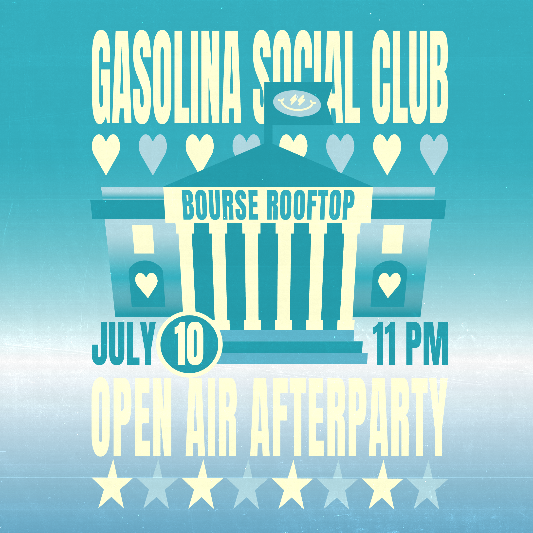 GASOLINA SOCIAL CLUB X BOURSE ROOFTOP • OPEN AIR AFTERPARTY