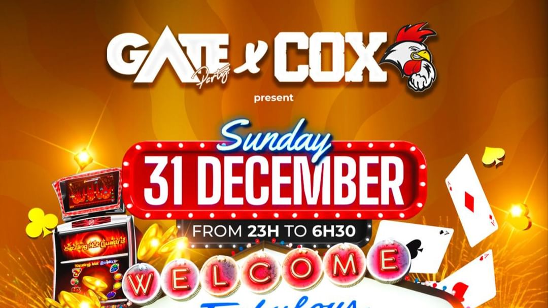 Cartell de l'esdeveniment GATE + COX - New Years Eve Party