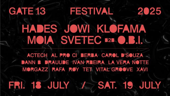 Cover for event: GATE13 FESTIVAL 2025