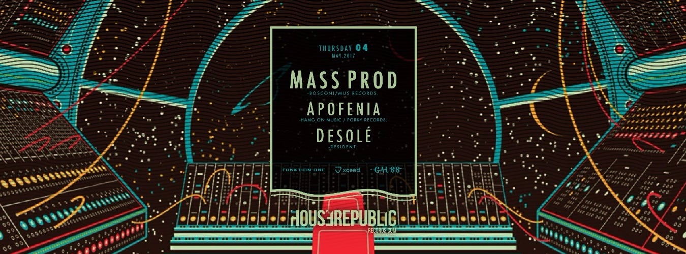 Gauss presents: Houserepublic w/ Mass Prod image