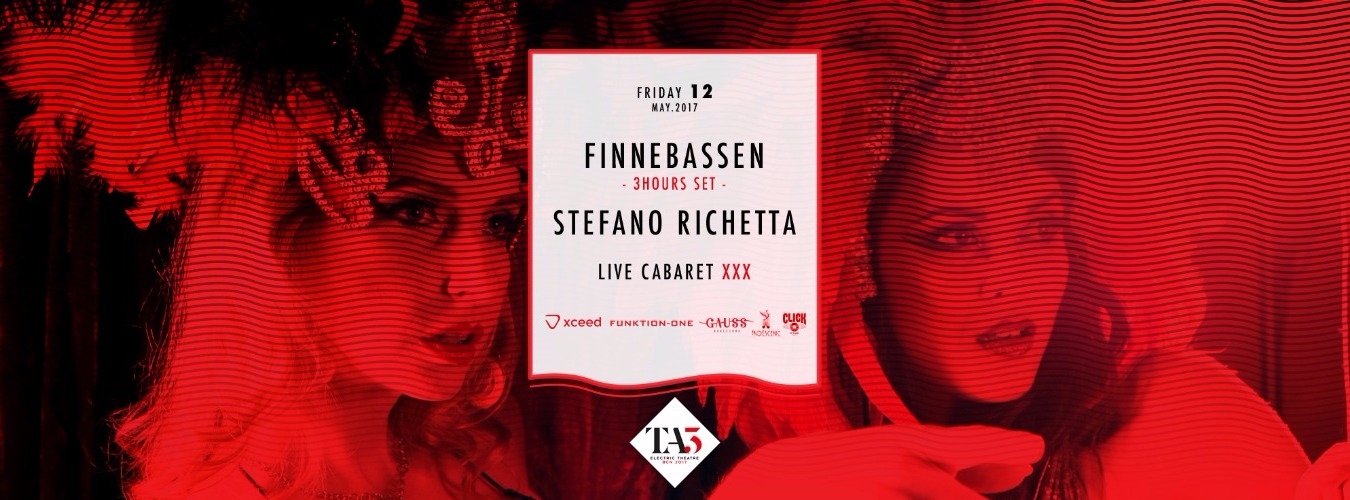 Gauss presents: TA3 night w/ Finnebassen & Stefano Richetta image