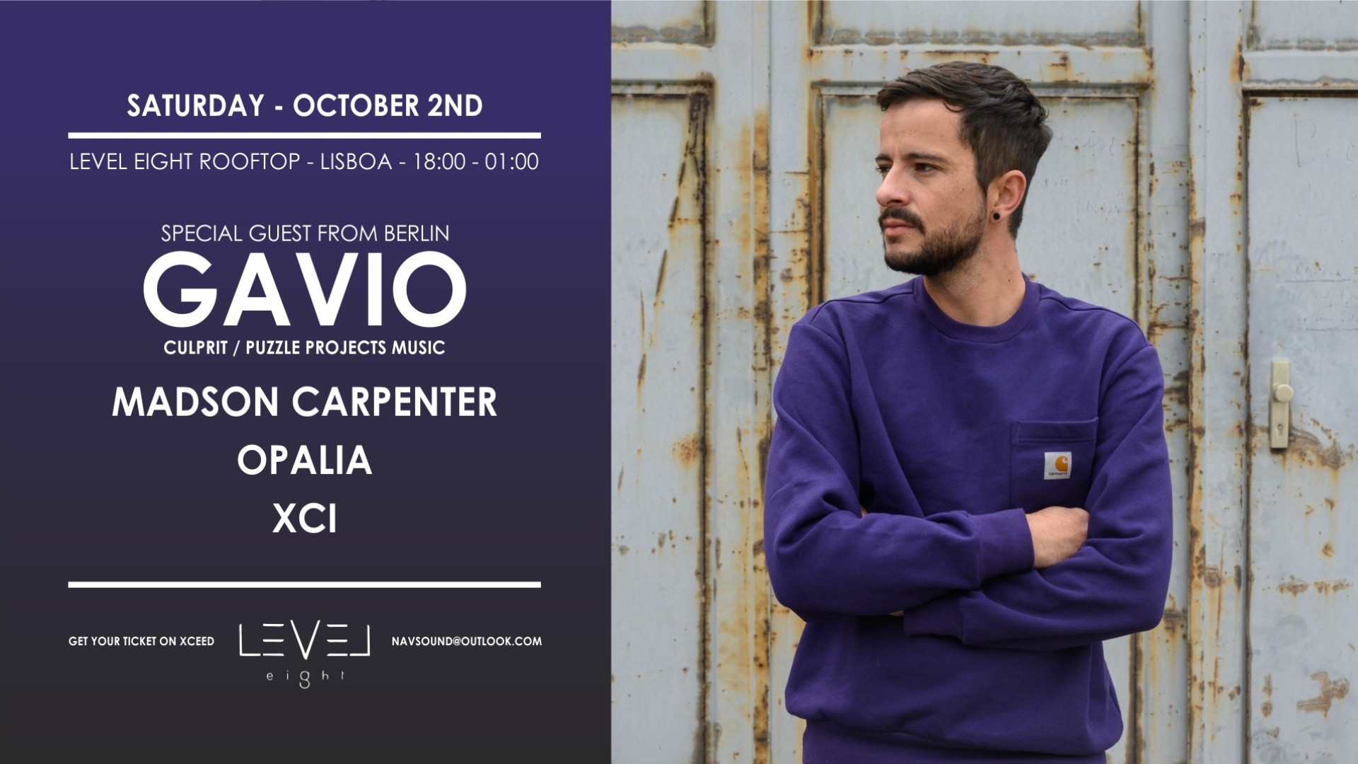 GAVIO (Berlin/Madrid) at Level Eight Rooftop image