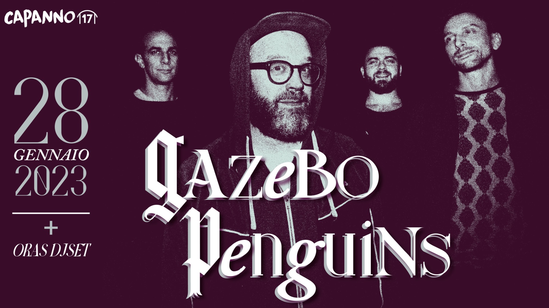 GAZEBO PENGUINS Live + Oras DjSet - 28.01.23