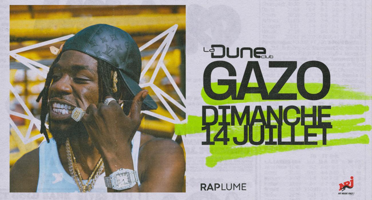 Gazo Rue GAZO - SHOWCASE a La Dune Club | Entradas y listas gratis