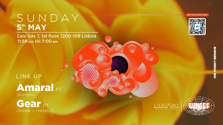 Cover for event: GEAR • AMARAL | SUN 5 MAY • LISBOA RIO