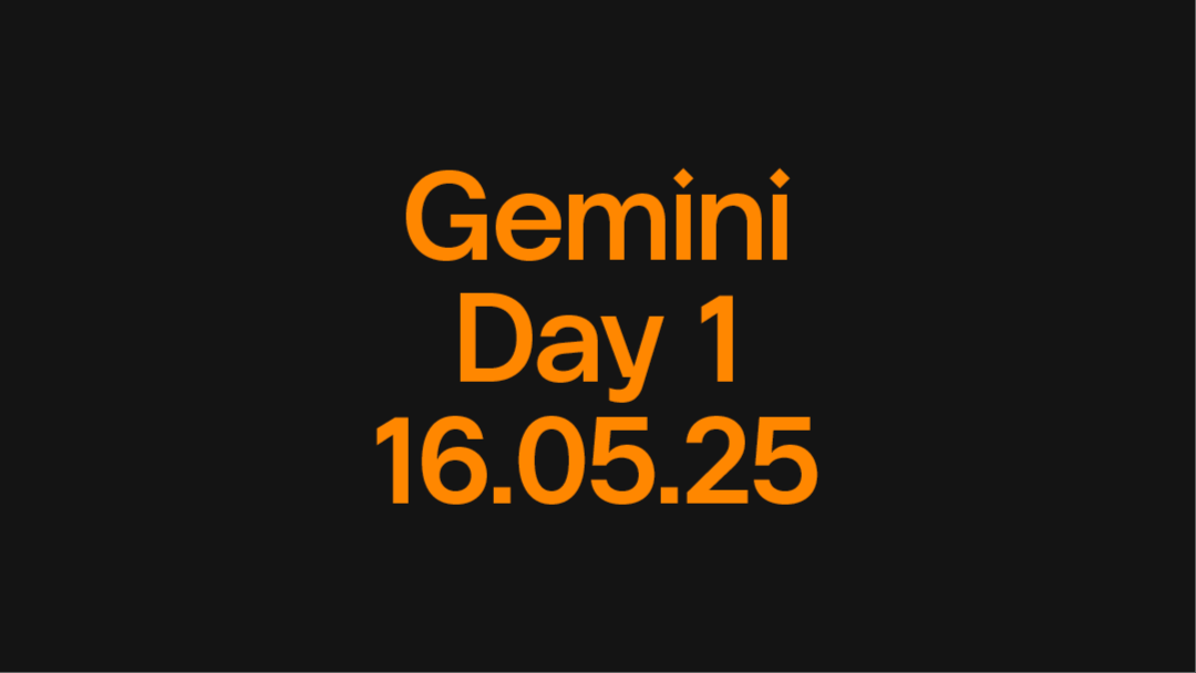 Gemini Festival 2025 | Day01