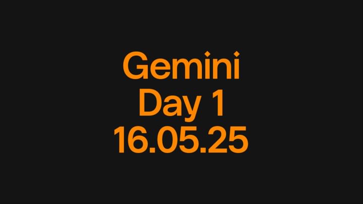 Cover for event: Gemini Festival 2025 | Day01