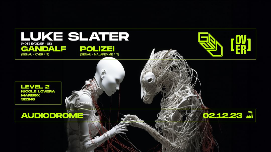 GENAU & [OVER] w/ Luke Slater event cover