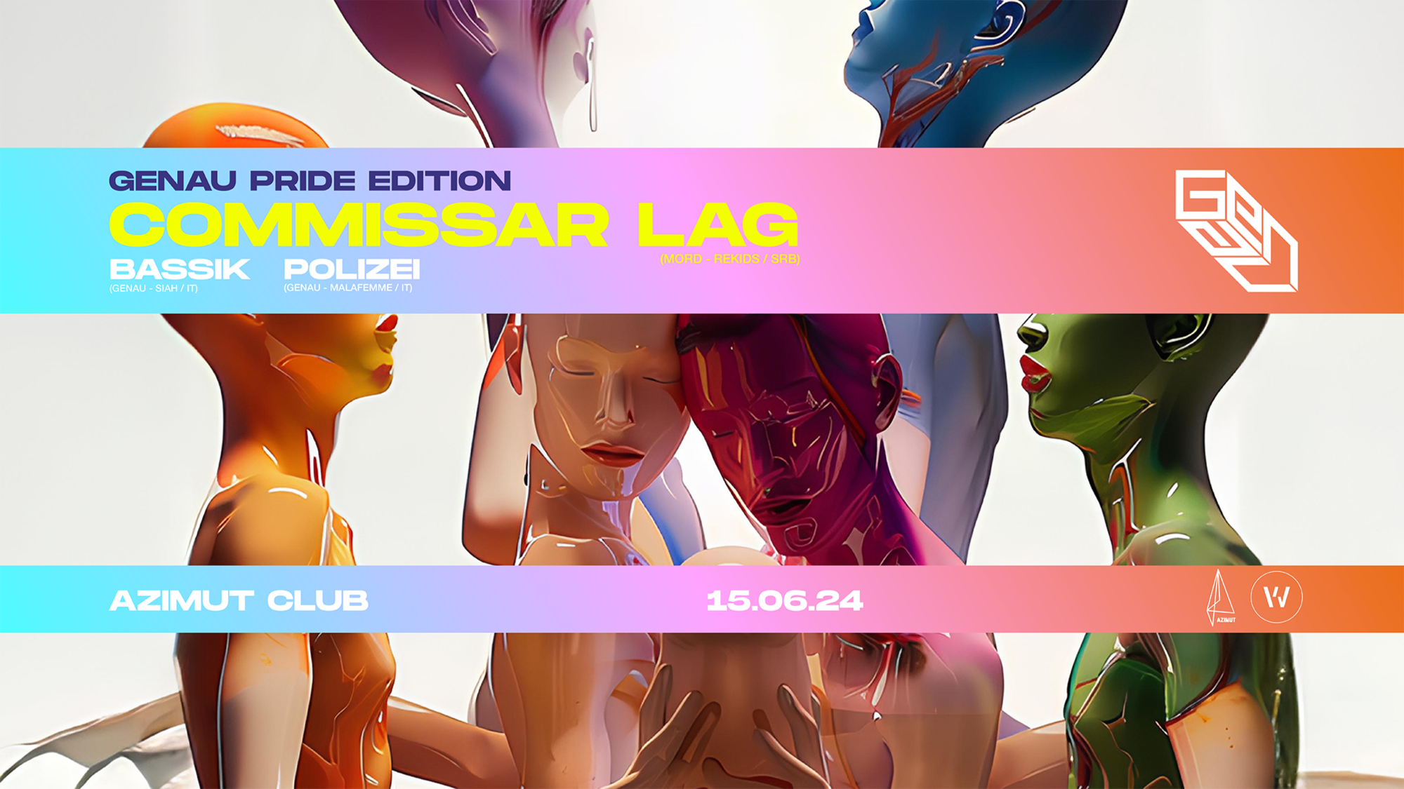 GENAU Pride Edition: COMMISSAR LAG (Mord - Rekids / Serbia) at Azimut image