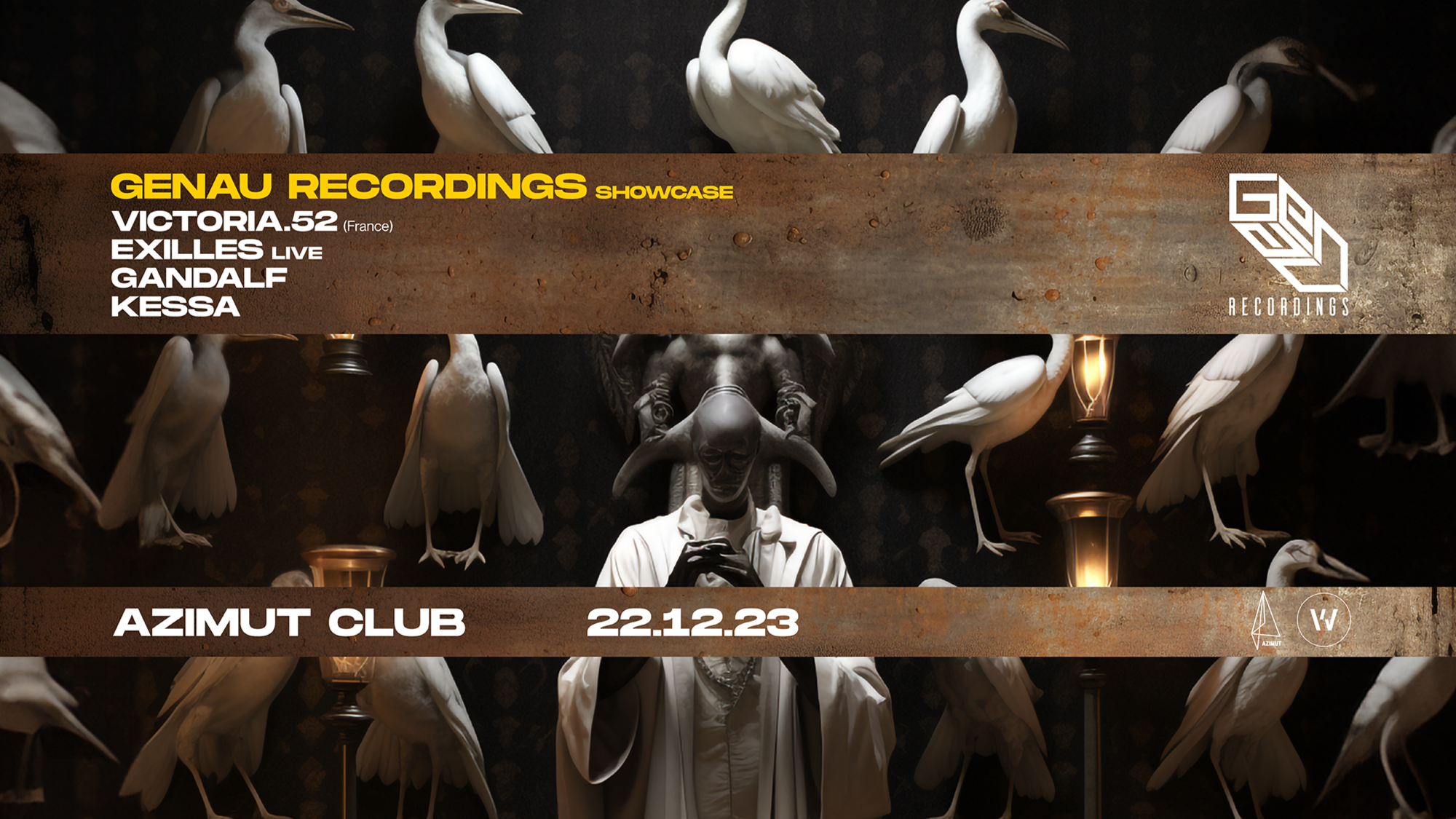 GENAU RECORDINGS SHOWCASE: Victoria.52 (France), Exilles Live, Gandalf, Kessa at Azimut image