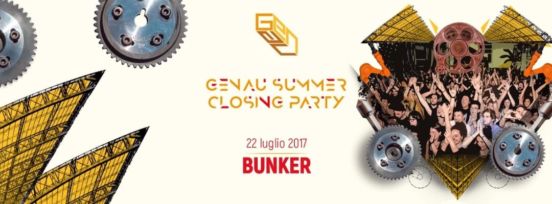 Cartell de l'esdeveniment GENAU Summer Closing Party 2017