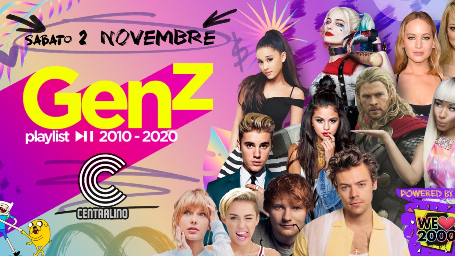 GENERAZIONE Z, il 2010s PARTY al CENTRALINO Club / SAB 2 NOV !