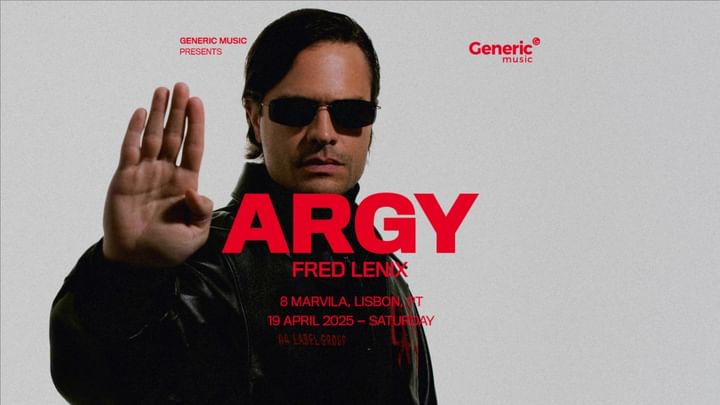 Cover for event: Generic Music presents: Argy in Lisbon