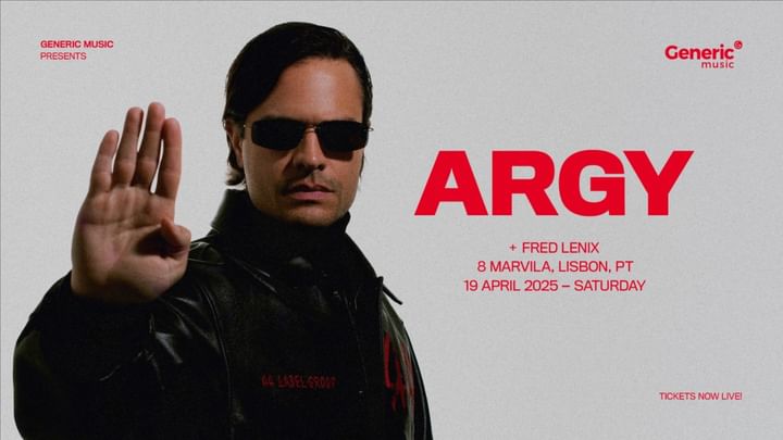 Cover for event: Generic Music presents: Argy in Lisbon