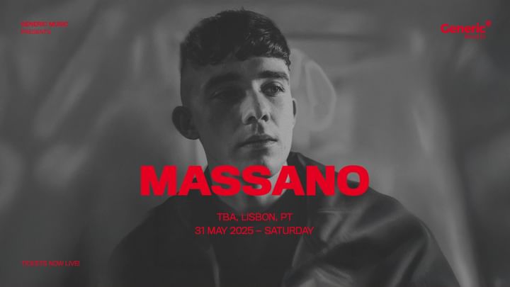 Cover for event: Generic Music presents: Massano in Lisbon