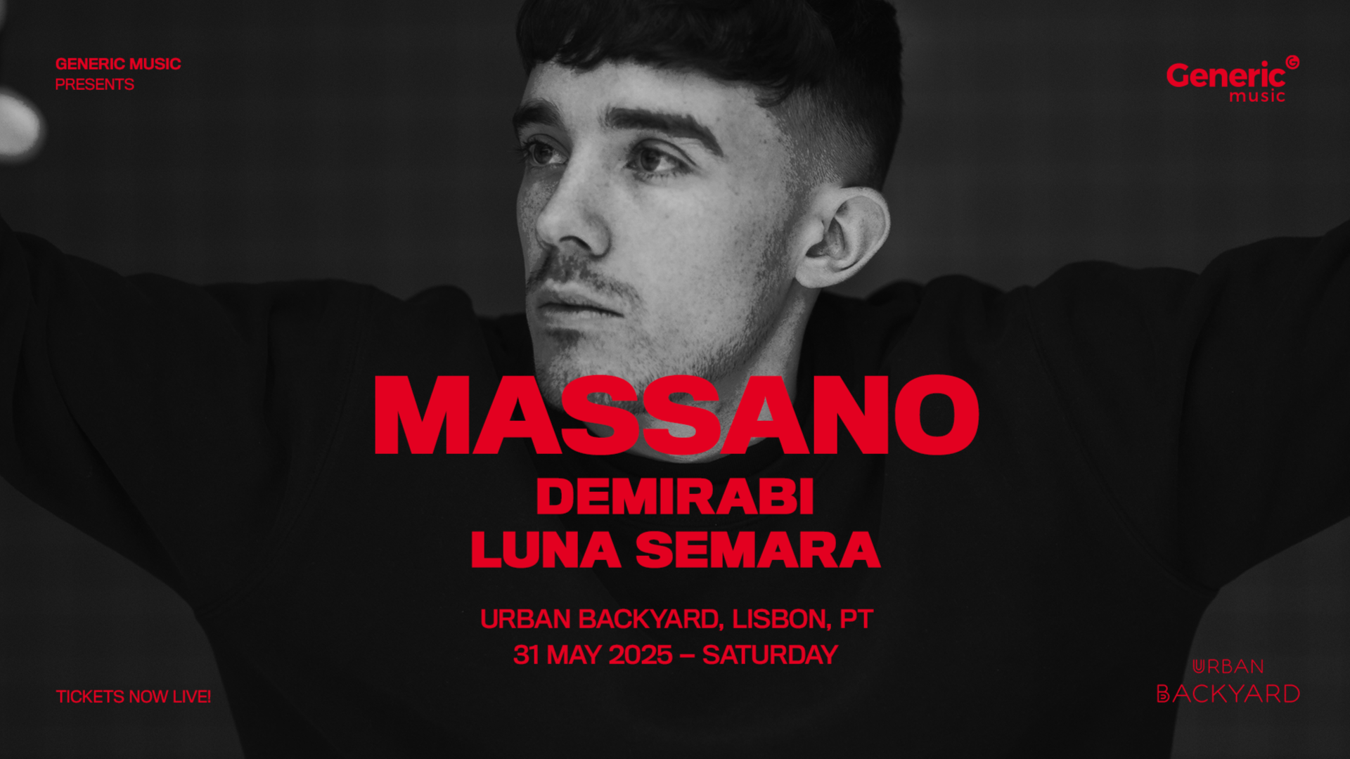 Generic Music presents: Massano in Lisbon image