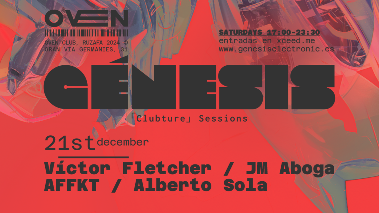 Génesis x Oven - Club: AFFKT + Alberto Sola / Bar: Víctor Fletcher + JM Aboga image