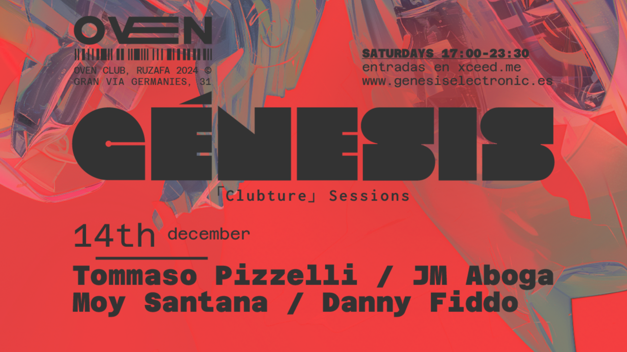 Génesis x Oven - Club: Moy Santana + Danny Fiddo / Bar: Tommaso Pizzelli + JM Aboga image