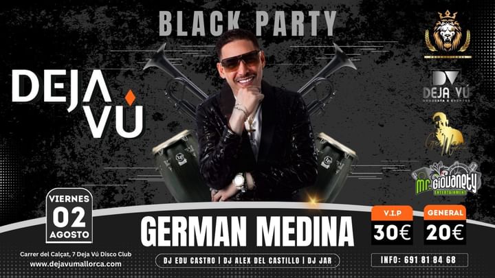 Cover for event: Germán Medina EN VIVO - Black Party 