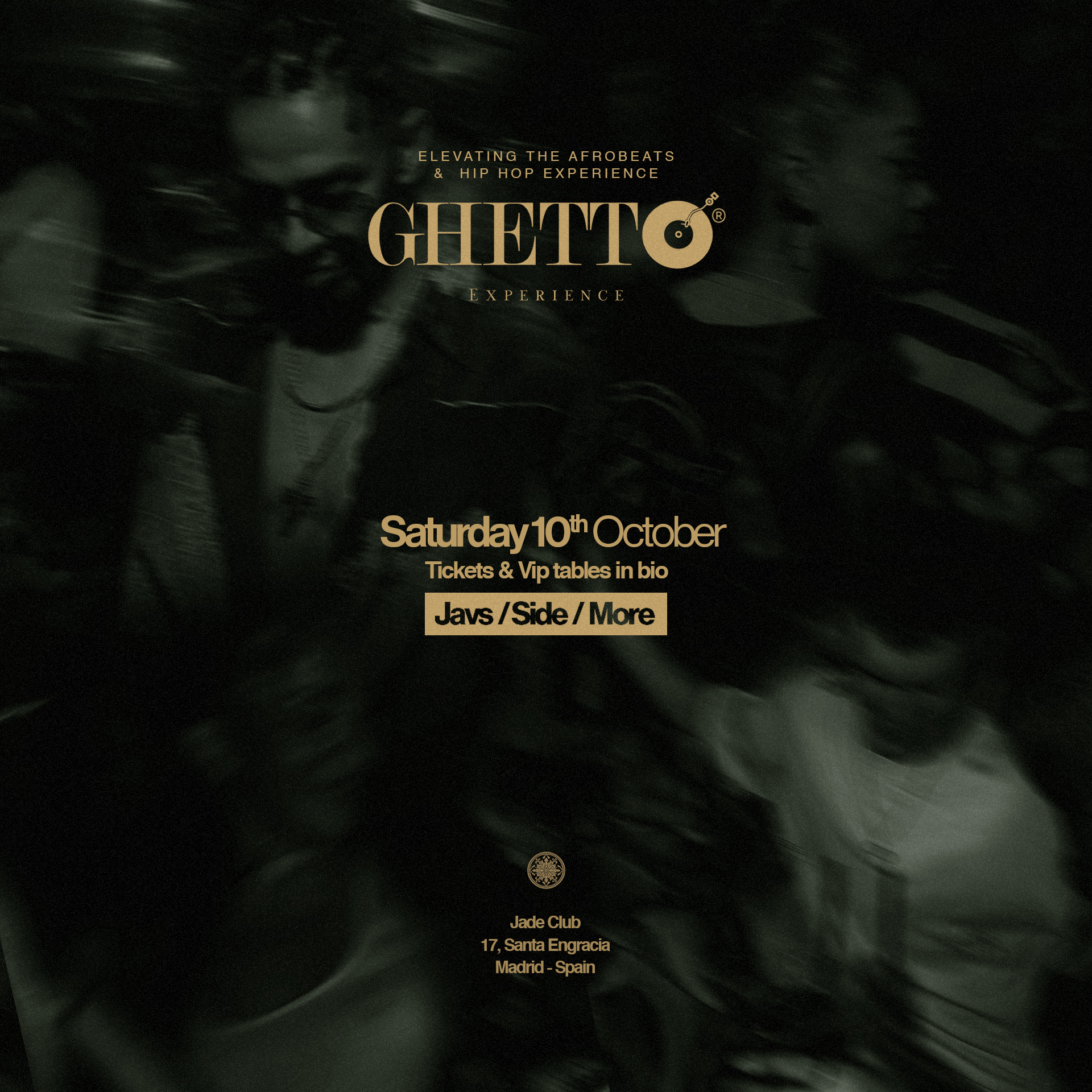 GHETTO Experience at Jade Club | Tickets & Guest Lists
