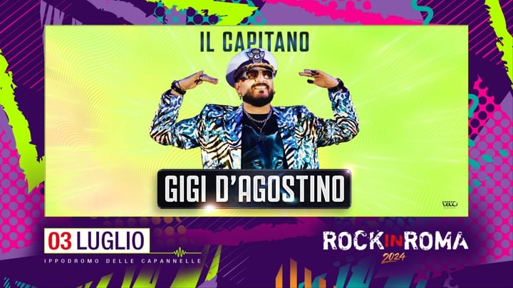 Cover for event: GIGI D'AGOSTINO - Rock in Roma 