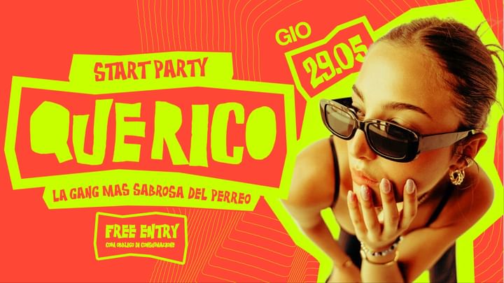 Cover for event: GIO 29.05 - QUE RICO - START PARTY