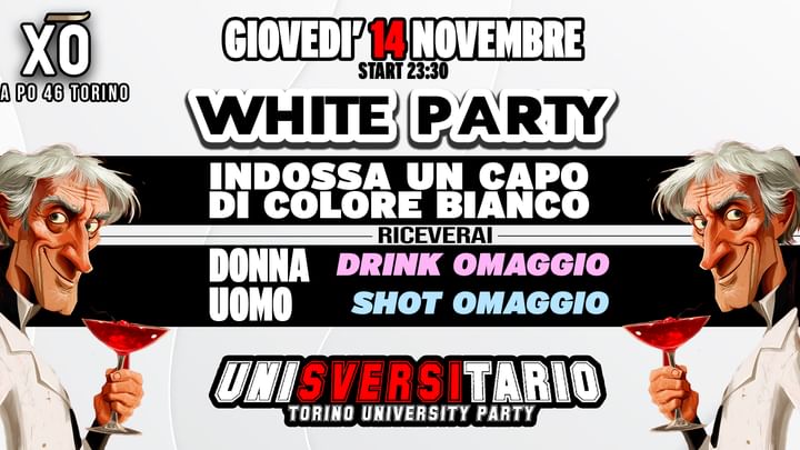 Cover for event: Giovedì 14 nov. FREE ENTRY + DRINK OMAGGIO in lista 