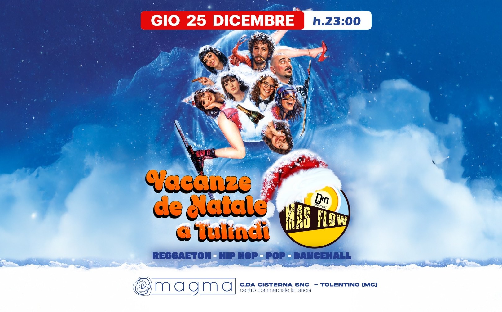 GIOVEDÌ 25 DICEMBRE – MAS FLOW at MAGMA - VACANZE DE NATALE A TULINDÌ – at MAGMA image