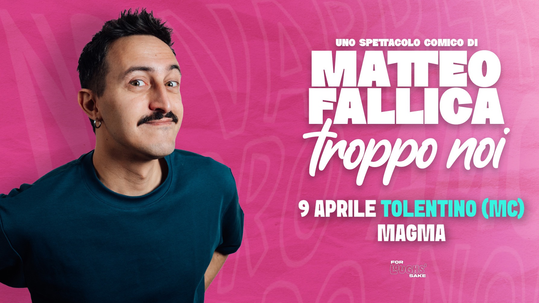  GIOVEDÌ 9 APRILE – MATTEO FALLICA – STAND UP COMEDY al MAGMA image