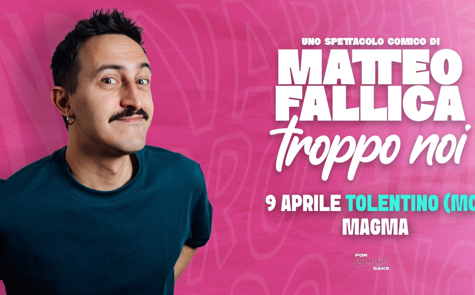GIOVEDÌ 9 APRILE – MATTEO FALLICA – STAND UP COMEDY al MAGMA image