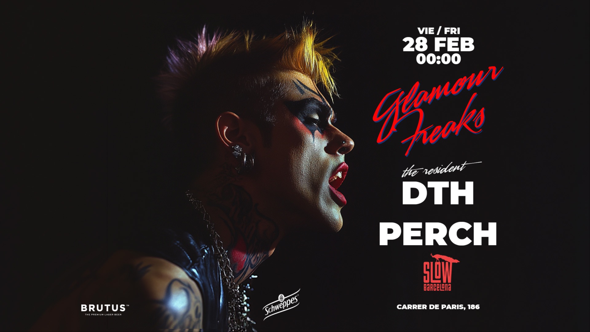 Glamour Freaks Night: Perch + D.T.H. image