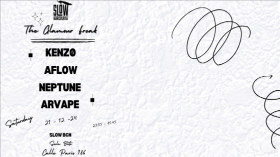 Glamour Freaks pres. Kenzø + Aflow + Neptune + Arvape