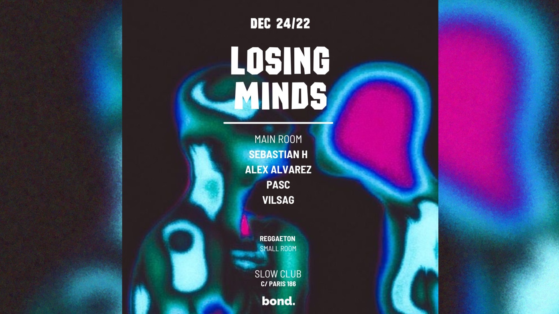 Glamour Freaks Presenta Losing Minds: SEBATIAN H + ALEX ALVAREZ + PASC + VILSAG image