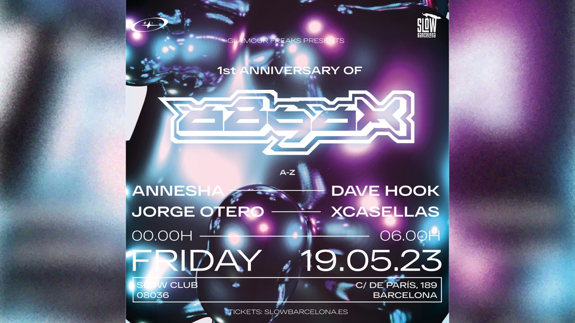 Glamour Freaks presents : 0890X-Annesha +Dave Hook + J.Otero + XCasellas image