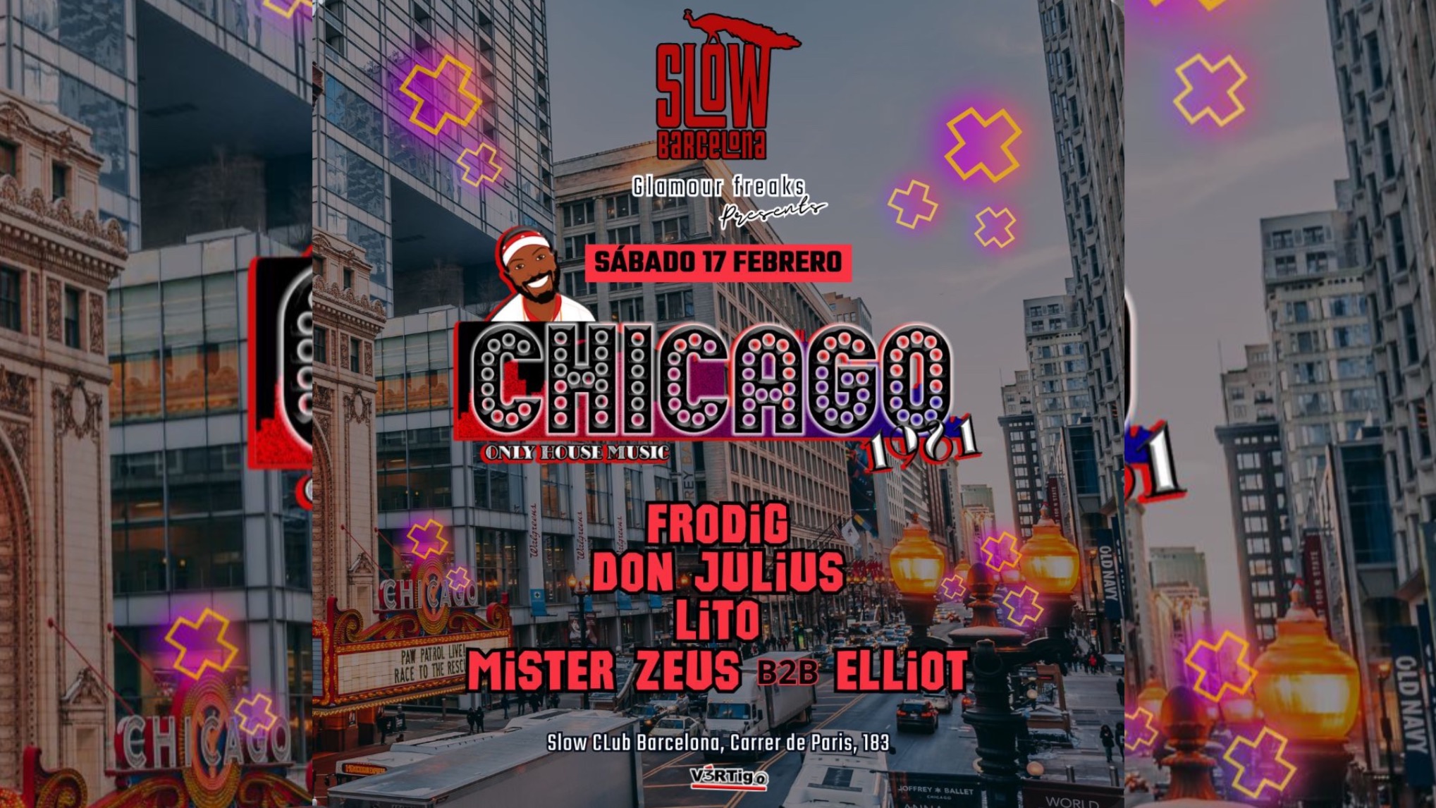 Glamour Freaks presents Chicago: Don Julius + Frodig + Lito + Mister Zeus + Elliot image