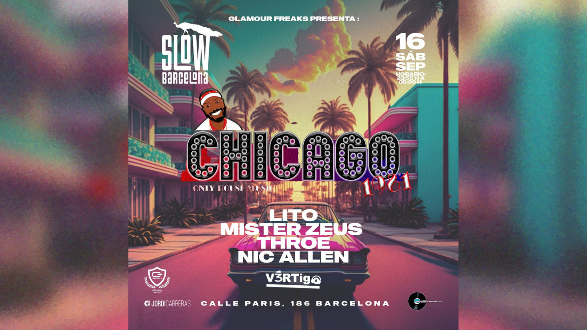 Glamour Freaks presents Chicago: Lito + Mister Zeus + Throe + Nic Allen image