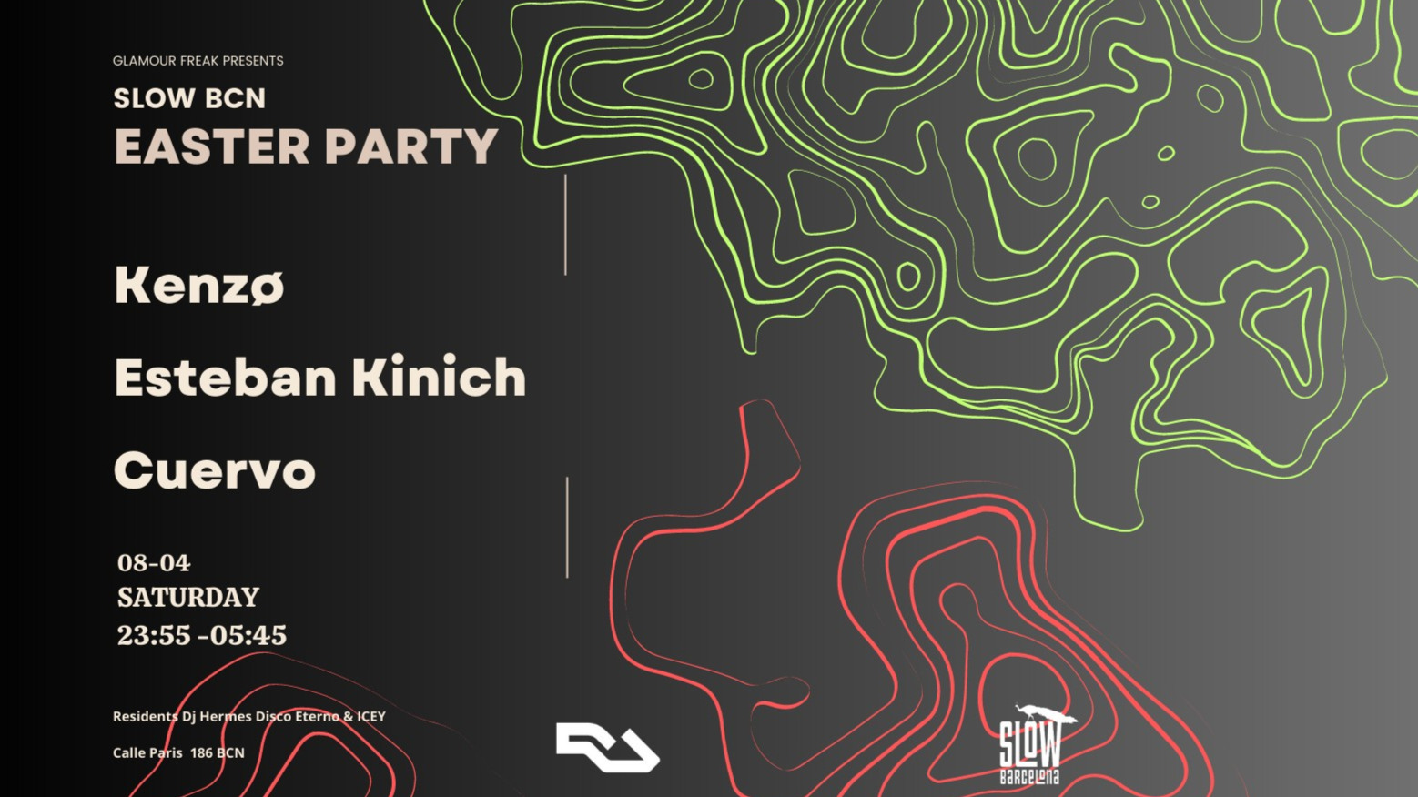 Glamour Freaks presents: Easter Party: Kenzø + Esteban Kinich + Cuervo image