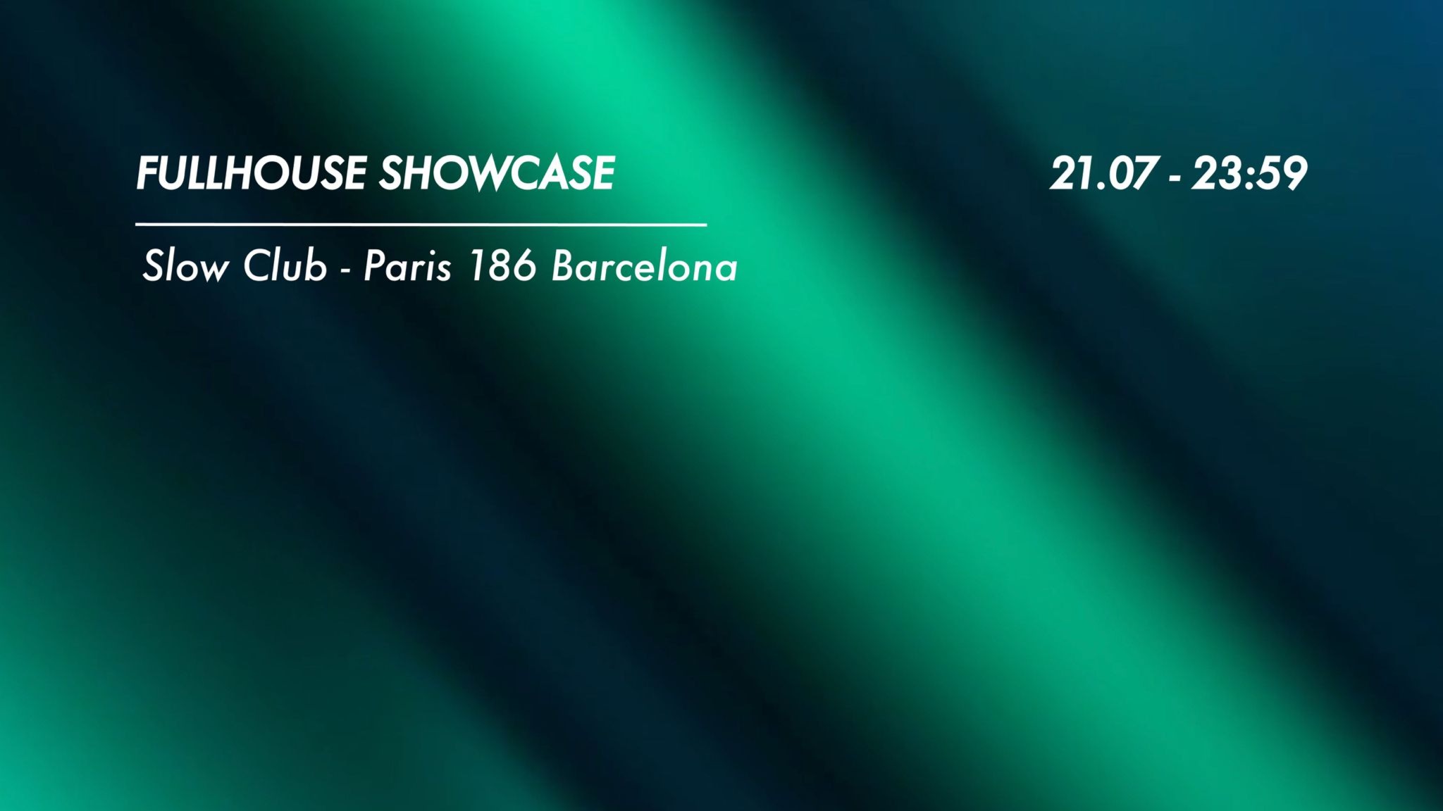 Glamour Freaks presents: Fullhouse Showcase! Gera+Gonzalo+Dimbee+Pilar Molinero image